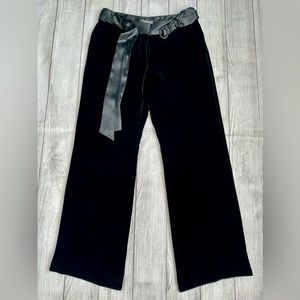 Ann Taylor size 8P velvet formal wide leg trousers